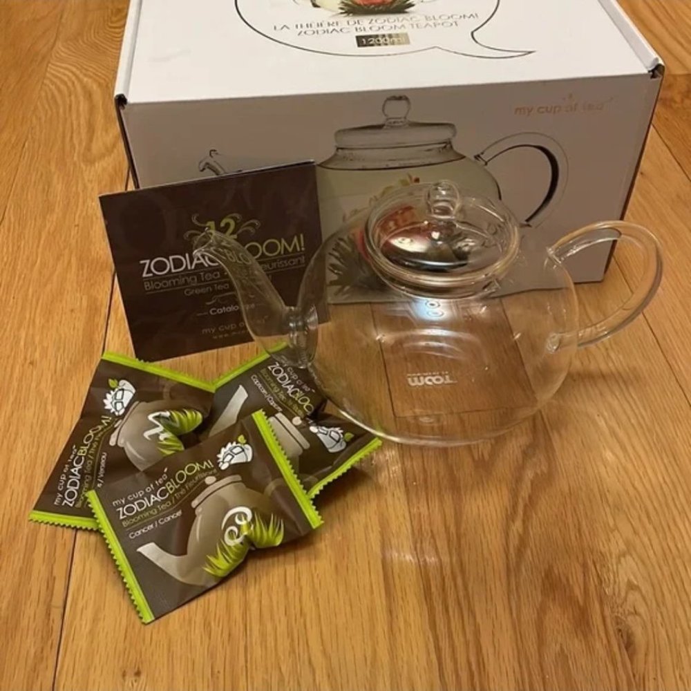 Zodiac Bloom Teapot